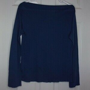 Massini Teal Off The Shoulder Shirt Lg